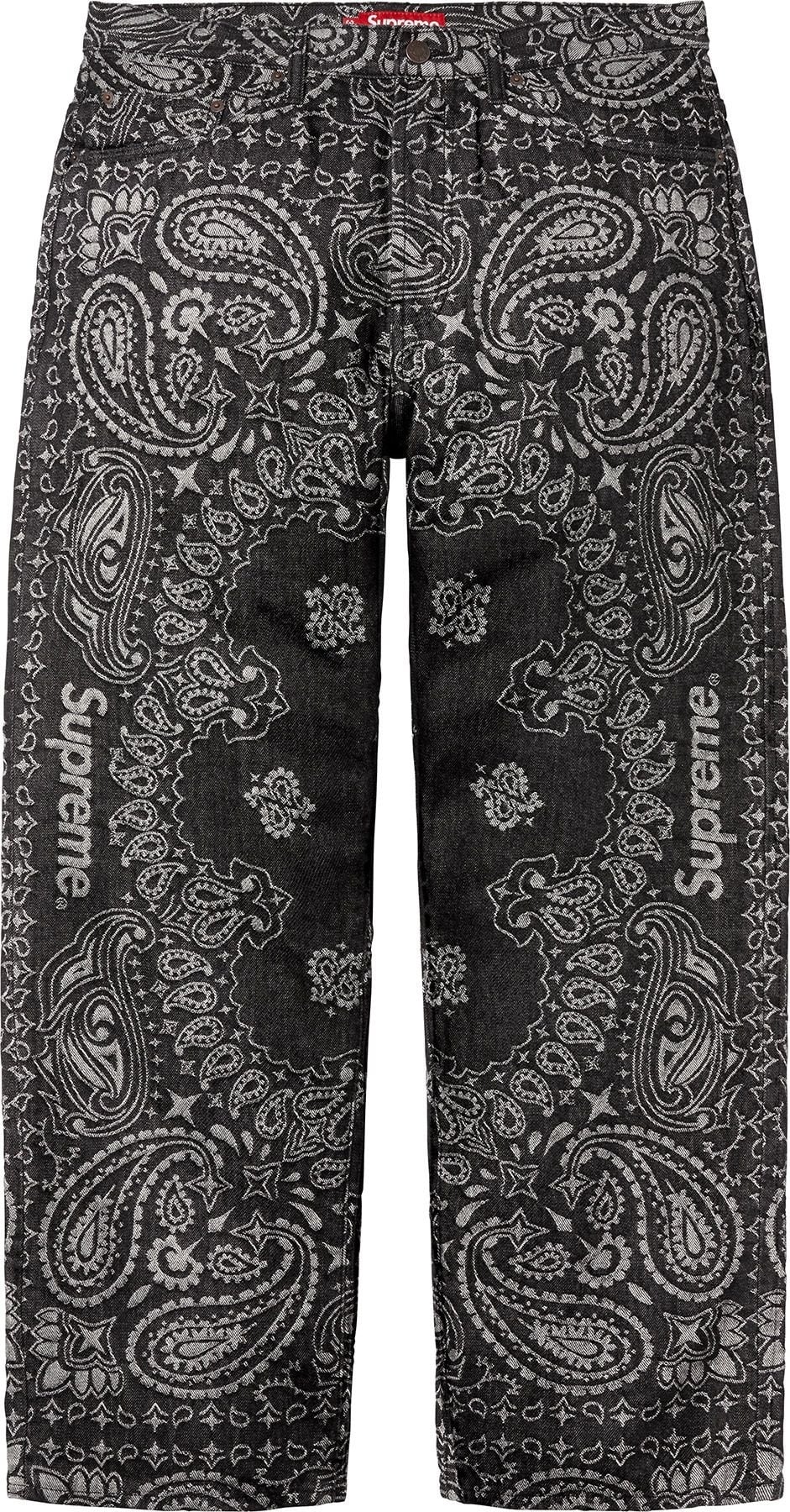Bandana Jacquard Baggy Jean view 8